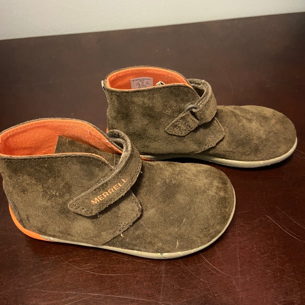 Toddler boys Merrell boots